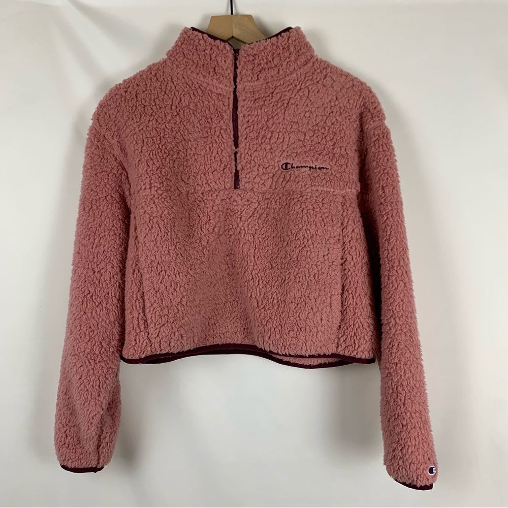 Champion Women’s Fleece Zip-up Long Sleeve Pullover